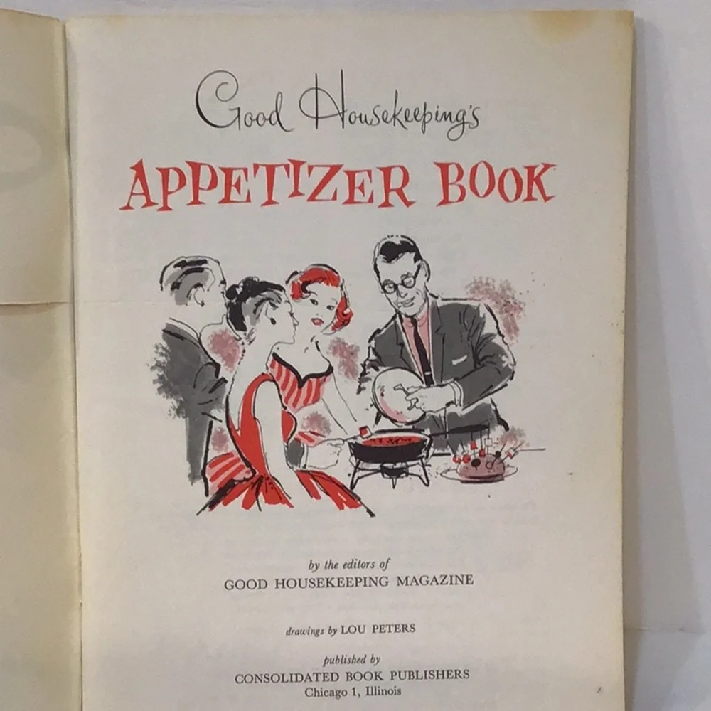 1958 Good Housekeeping appetizer recipe booklet
